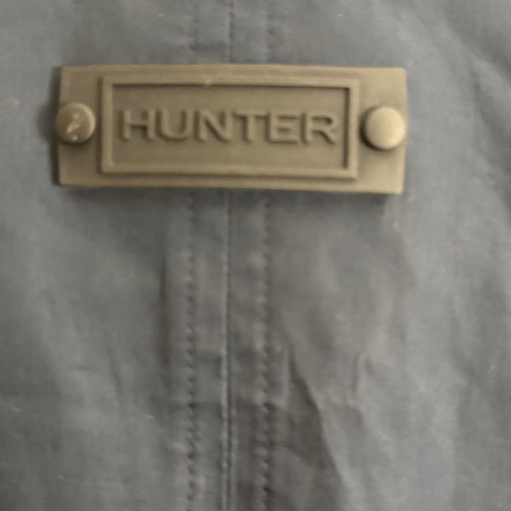 Hunter Women Dark Blue 100% Cotton Trench Style Casual Coat - Picture 4 of 4